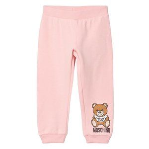 [9-12m] Moschino Baby Girl Pink Bear Sweatpant